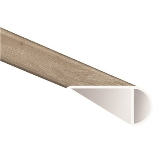 Moonstone 0.75 in. Thick x 2.33 in. Wide x 94 in. Length Luxury Vinyl Overlapping Stair Nose Molding