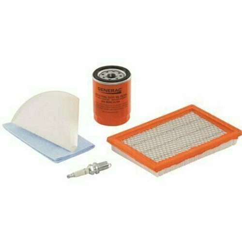 Generac Maintenance Kit for 8000 and 9000 Watt Air-Cooled Whole House Generators with 410cc Engines (2013 and Later Models) Generac Maintenance Kit for 8000 and 9000 Watt Air-Cooled Whole House Generators with 410cc Engines (2013 and Later Models)