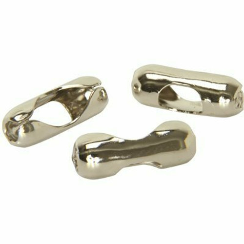 Ball Chain Mfg #6 "B" COUPLINGS, NICKEL PLATED BRASS Ball Chain Mfg #6 "B" COUPLINGS, NICKEL PLATED BRASS