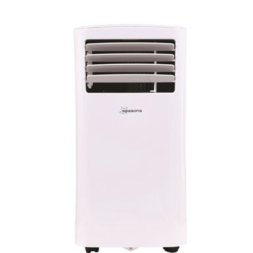 Seasons 10,000 BTU (7,000 BTU, DOE) Portable Air Conditioner for 300 sq. ft. in White Seasons 10,000 BTU (7,000 BTU, DOE) Portable Air Conditioner for 300 sq. ft. in White