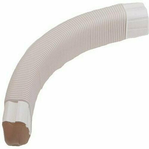 SlimDuct 3.75" Flex Ell 31" L, White 100-800 SlimDuct 3.75" Flex Ell 31" L, White 100-800