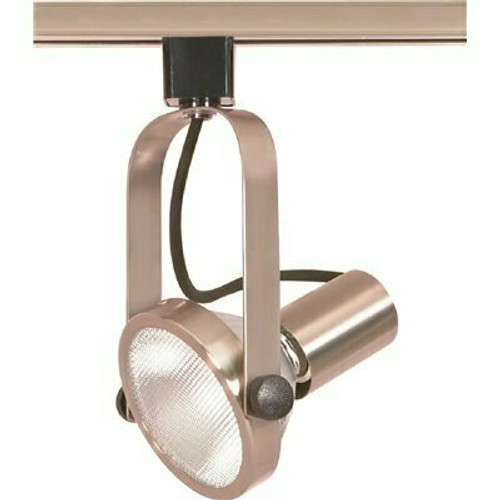 Glomar Elektra 1-Light Brushed Nickel Track Lighting Head