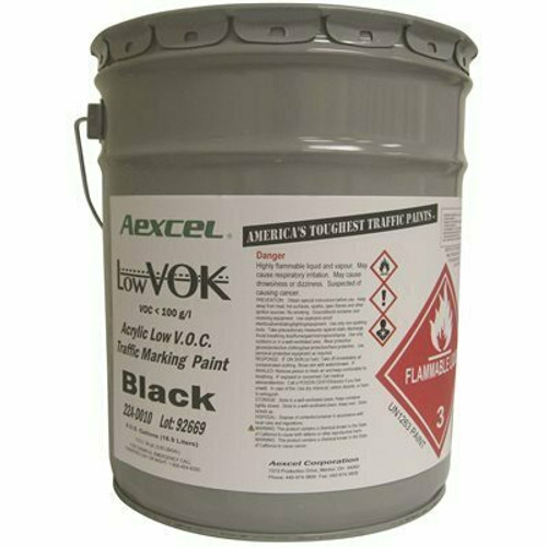 Aexcel 22A-D010 BLACK LOW VOC 5 GAL