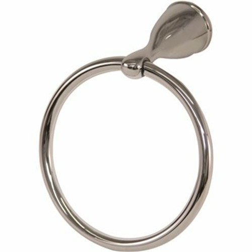 Design House Ames Wall Mounted Towel Ring in Polished Chrome