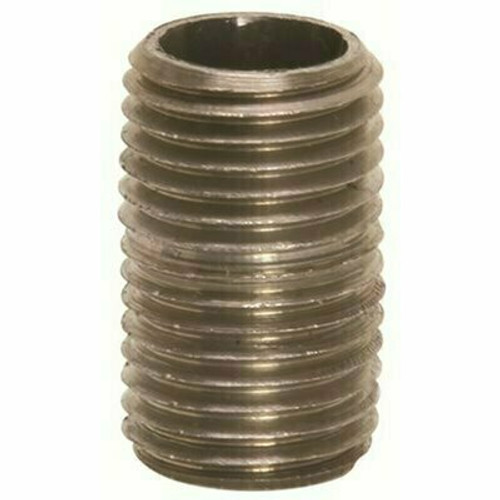 GENERAL PLUMBING SUPPLY BLACK NIPPLE, 2" X 5-1/2"