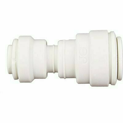 John Guest 3/8 in. x 1/4 in. Polypropylene Push-to-Connect Reducing Union Fitting (10-Pack)