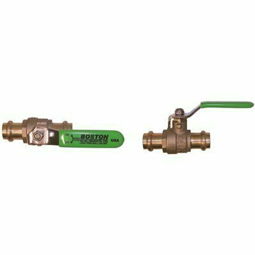 1/2 in. Lead Free B-Press Style Ball Valve with Drain 1/2 in. Lead Free B-Press Style Ball Valve with Drain