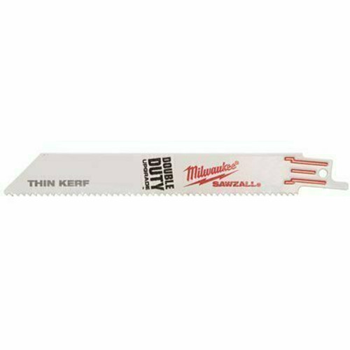 MILWAUKEE ELECTRIC TOOL MILWAUKEE SAWZALL BLADE, 8 IN. LONG WITH 1/2 IN. UNIVERSAL SHANK, 8/12 TPI
