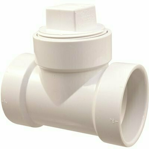 NIBCO 3 in. PVC DWV H x H x FPT Cleanout Plug Tee NIBCO 3 in. PVC DWV H x H x FPT Cleanout Plug Tee