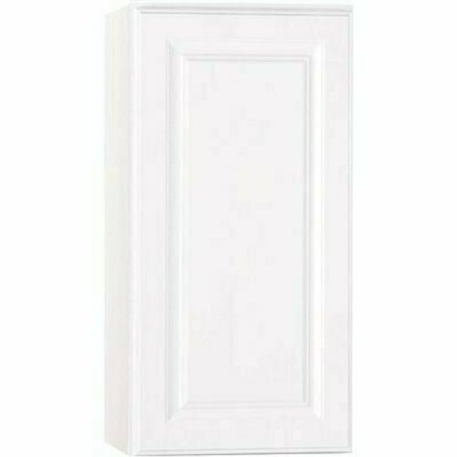 Hampton Bay Hampton 15 in. W x 12 in. D x 36 in. H Assembled Wall Kitchen Cabinet in Satin White