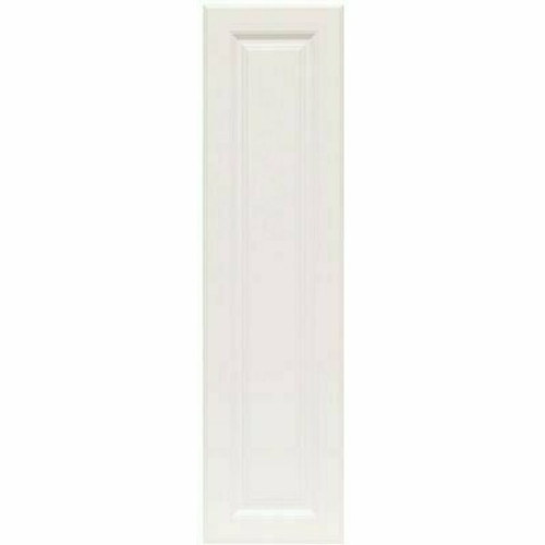 Hampton Bay Hampton 11 in. W x 41.25 in. H Wall Cabinet Decorative End Panel in Satin White