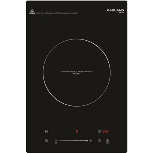 GASLAND 12 in. Vitro Ceramic Surface Built-In Induction Electric Modular Cooktop in Black with 1 Element