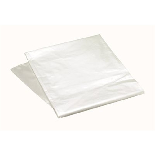 60 Gal. 38 in. x 58 in. 1.50 mil Clear Low-Density Trash Bags (10 Bags per Roll 10 Rolls per Case)