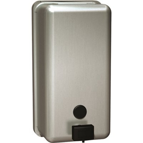 ASI 40 fl. oz. Surface Mounted Commercial Liquid Soap Dispenser in Stainless Steel ASI 40 fl. oz. Surface Mounted Commercial Liquid Soap Dispenser in Stainless Steel