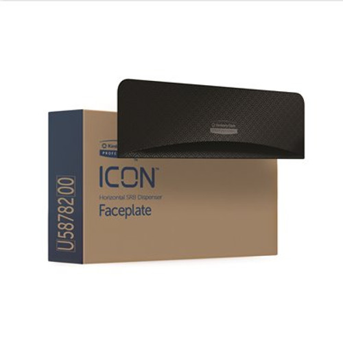 Faceplate (58782), Black Mosaic Design, for Coreless Standard Roll Toilet Paper Dispenser 2 Roll Horizontal Faceplate (58782), Black Mosaic Design, for Coreless Standard Roll Toilet Paper Dispenser 2 Roll Horizontal