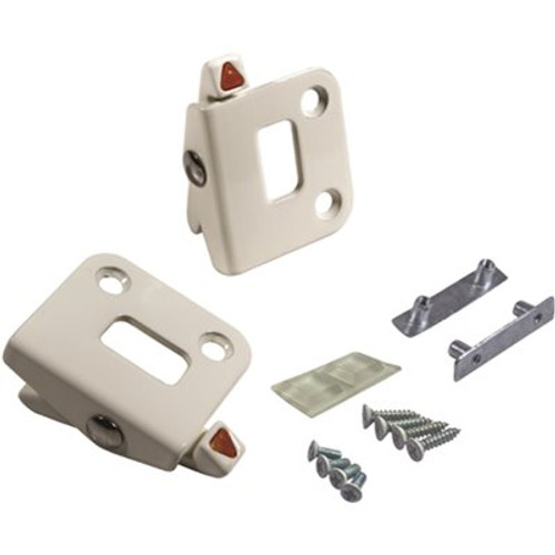 White Single Action Single/Double Hung (WOCD) Window Opening Control Device Reverse Retro Angel Ventlock (Pack Of 2) 320653464