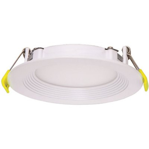 6 in. Selectable CCT Ultra-Slim Direct Fit Canless Integrated LED Recessed Light Trim for Shallow Ceiling Round Wet Loc 318965102