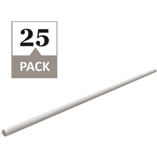 Simply Conserve 14-Watt/32-Watt Equivalent 4 ft. Linear T8 Type A LED Tube Light Bulb, Daylight 5000K, 25-pack