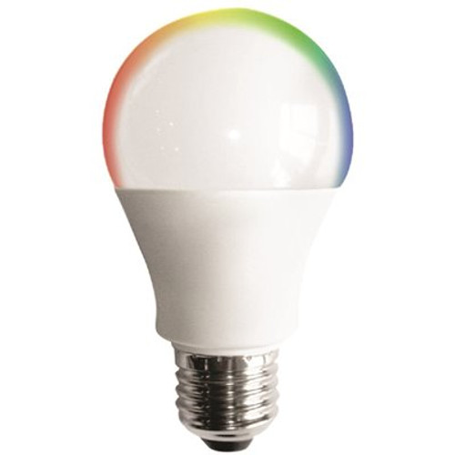 Simply Conserve 60-Watt Equivalent A19 Smart Dimmable LED Light Bulb, 2700K Soft White Light to 6500K Daylight, 12-pack