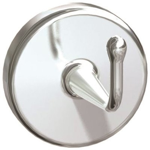 ASI Heavy Duty J-Hook Robe in Satin Chrome Plated Brass ASI Heavy Duty J-Hook Robe in Satin Chrome Plated Brass