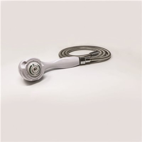 Niagara Conservation Earth Spa 3-Spray with 2 GPM 2.7-in. Wall Mount Handheld Shower Head in White, (12-Pack)