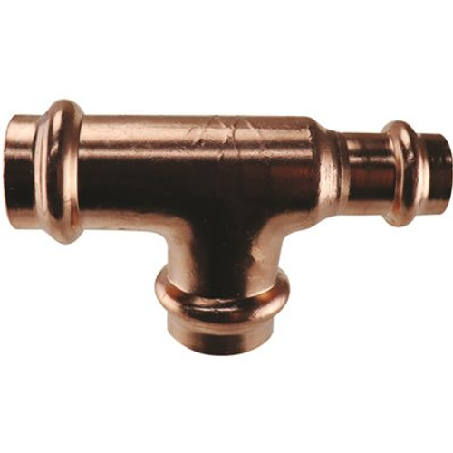 Apollo 3/4 in. x 1/2 in. x 3/4 in. Copper Press Reducing Tee Fitting Apollo 3/4 in. x 1/2 in. x 3/4 in. Copper Press Reducing Tee Fitting