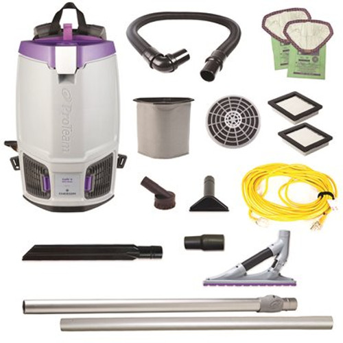 ProTeam GoFit 6,6 qt. with ProBlade Carpet Tool Kit 120 Volt Commercial Backpack ProTeam GoFit 6,6 qt. with ProBlade Carpet Tool Kit 120 Volt Commercial Backpack