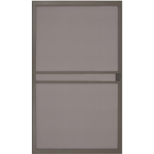 PRIVATE BRAND UNBRANDED 48 Heavy-Duty Sliding Screen Door Bronze PRIVATE BRAND UNBRANDED 48 Heavy-Duty Sliding Screen Door Bronze