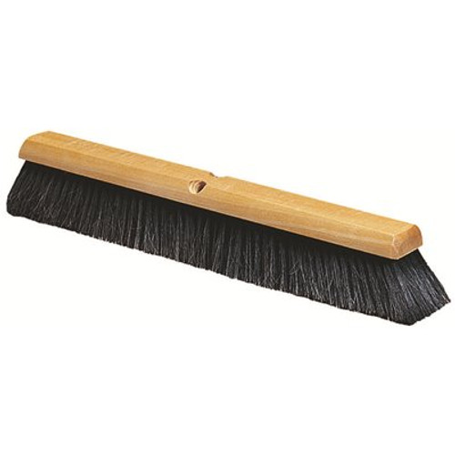 Carlisle 24 in. Horse Hair Push Broom Head Carlisle 24 in. Horse Hair Push Broom Head