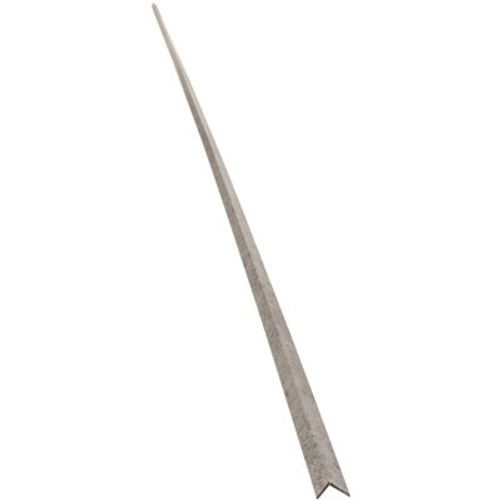 PALISADE Frost Nickel 94 in. Vinyl Backsplash Accessory L Trim(5-Pack)