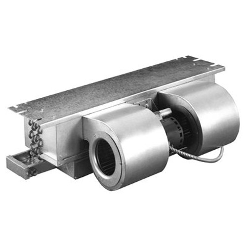 HBC horizontal recessed fan coil unit. Chilled water and hot water. 2 pipe with 3 row coil. 800 cfm left handed model. HBC horizontal recessed fan coil unit. Chilled water and hot water. 2 pipe with 3 row coil. 800 cfm left handed model.