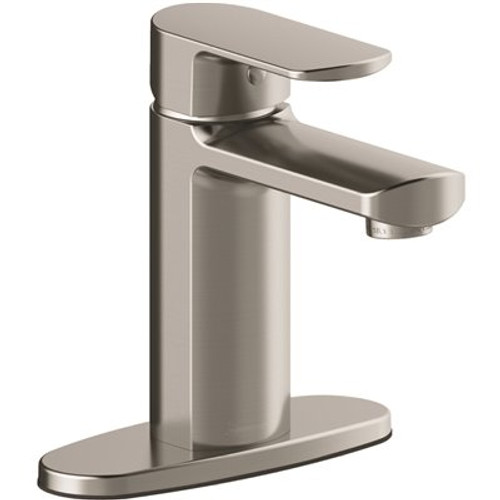 Seasons Westwind Single Hole Single-Handle Bathroom Faucet in Brushed Nickel with Pop-Up Seasons Westwind Single Hole Single-Handle Bathroom Faucet in Brushed Nickel with Pop-Up