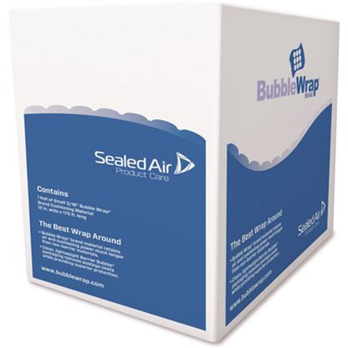 Sealed Air 3/16 in. Thick, 12 in. x 175 ft. Bubble Wrap Cushioning Material in Dispenser Box Sealed Air 3/16 in. Thick, 12 in. x 175 ft. Bubble Wrap Cushioning Material in Dispenser Box