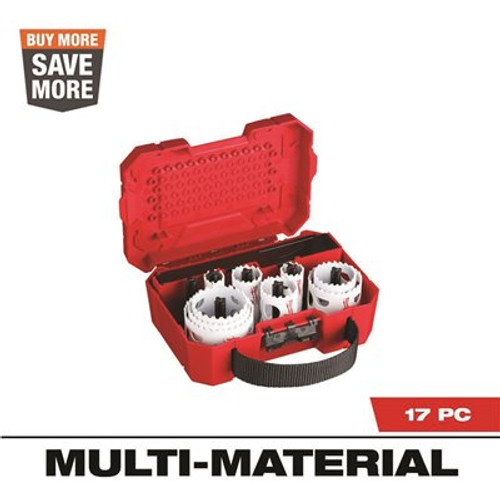 Milwaukee Hole Dozer General Purpose Bi-Metal Hole Saw Set (17-Piece)