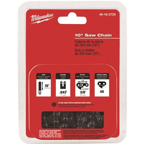 Milwaukee 10 in. Saw Chain Milwaukee 10 in. Saw Chain