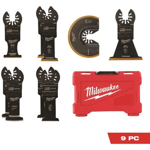 Milwaukee Oscillating Multi-Tool Blade Kit (9-Piece) Milwaukee Oscillating Multi-Tool Blade Kit (9-Piece)