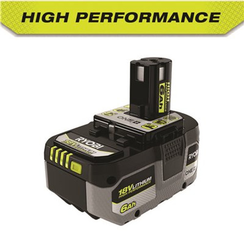 RYOBI ONE+ 18V 6.0 Ah Lithium-Ion HIGH PERFORMANCE Battery RYOBI ONE+ 18V 6.0 Ah Lithium-Ion HIGH PERFORMANCE Battery