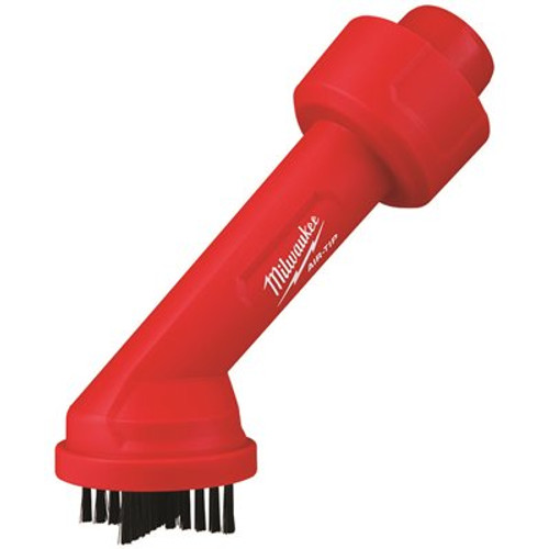 Milwaukee AIR-TIP 1-1/4 in. - 2-1/2 in. Cross Brush Tool Wet/Dry Shop Vacuum Attachment (1-Piece) Milwaukee AIR-TIP 1-1/4 in. - 2-1/2 in. Cross Brush Tool Wet/Dry Shop Vacuum Attachment (1-Piece)