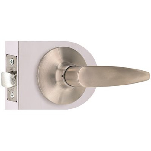Straight Passage Door Lever 2-3/8" and 2-3/4" Backset Grade 3 Satin Stainless Steel Straight Passage Door Lever 2-3/8" and 2-3/4" Backset Grade 3 Satin Stainless Steel