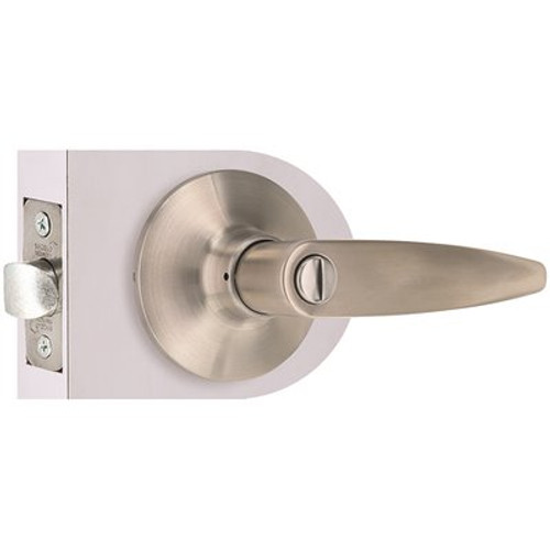 Straight Privacy Lever 2-3/8" and 2-3/4" Backset Grade 3 Satin Stainless Steel Straight Privacy Lever 2-3/8" and 2-3/4" Backset Grade 3 Satin Stainless Steel