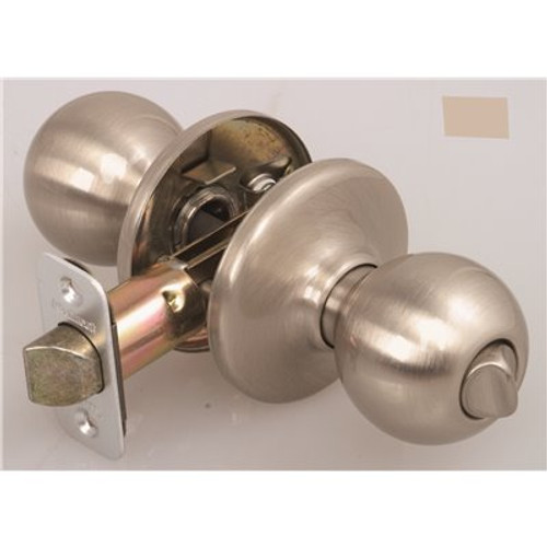 Kwikset Polo Privacy Knob, Satin Nickel
