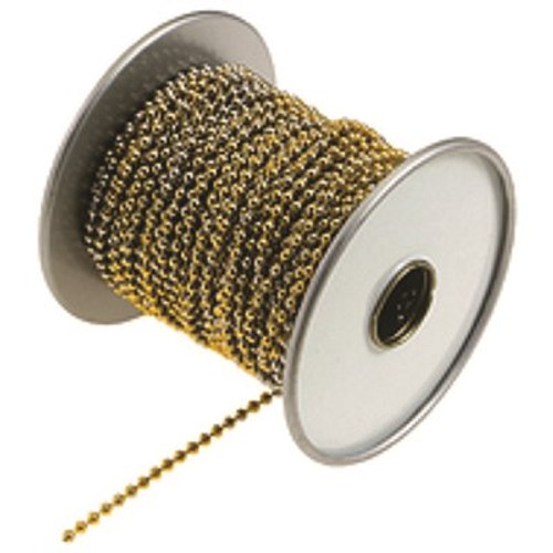 GENERIC 100 Feet #6 Brass Beaded Chain GENERIC 100 Feet #6 Brass Beaded Chain