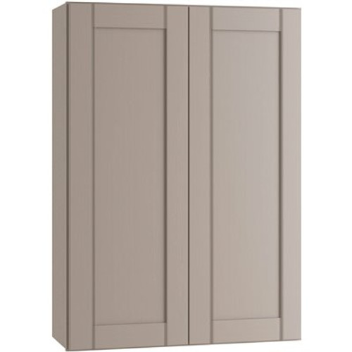 Mill'S Pride Richmond Shaker Rta Wall Cabinet Double, Vesuvius Gray, 24"x42"x12"
