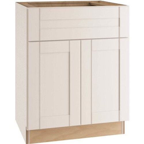 Mill'S Pride Richmond Shaker Rta Kitchen Cabinet, Verona White, 30"x34.5"x24"