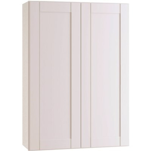 Mill'S Pride Richmond Shaker Rta Wall Cabinet, Double, Verona White, 30"x42"x12"