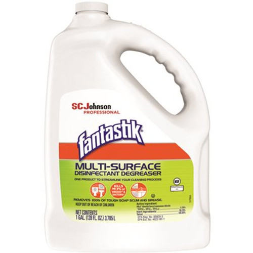 Fantastik 1 Gallon Multi-Surface Disinfectant Degreaser Case Of 4 Fantastik 1 Gallon Multi-Surface Disinfectant Degreaser Case Of 4