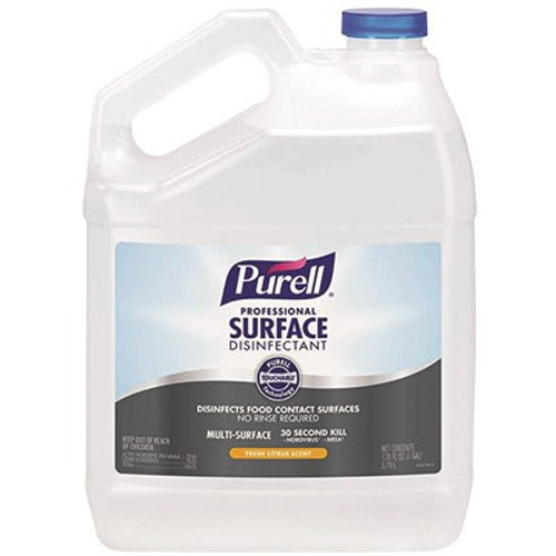 Purell Gal. Surface Disinfectant Pour Bottle Refill Professional Surface Disinfectant, Citrus Scent (4-Pack Per Case) Purell Gal. Surface Disinfectant Pour Bottle Refill Professional Surface Disinfectant, Citrus Scent (4-Pack Per Case)