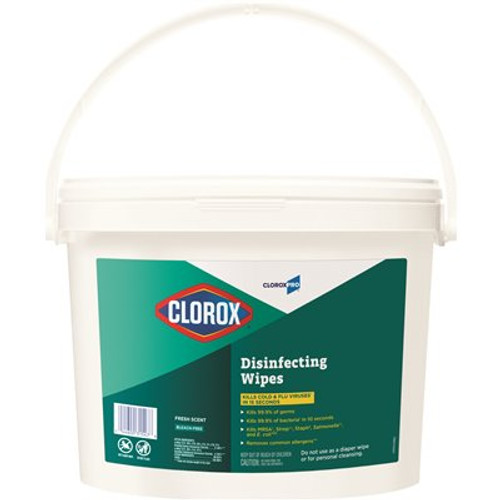 Clorox Disinfecting Wipes, 7 X 8, Fresh Scent, Carton Of 700 Clorox Disinfecting Wipes, 7 X 8, Fresh Scent, Carton Of 700