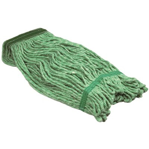 Renown Small 16oz Green Blended Looped String Mop, 1 in Headband (2-Pack) Renown Small 16oz Green Blended Looped String Mop, 1 in Headband (2-Pack)