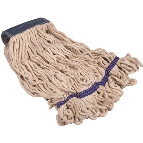 Renown Medium 20oz White Blended Looped String Mop, 5 in. Headband (2-Pack) Renown Medium 20oz White Blended Looped String Mop, 5 in. Headband (2-Pack)